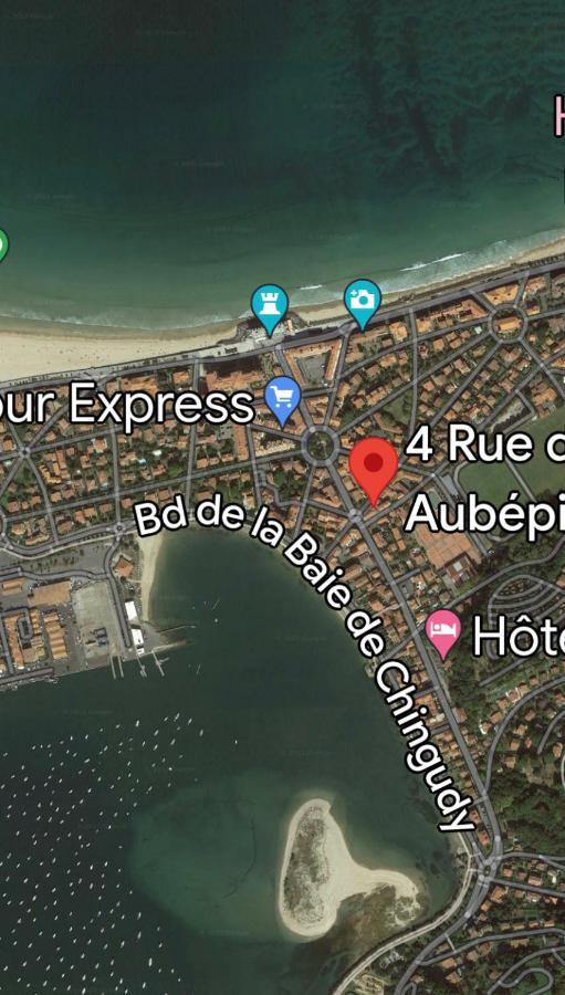 Iberia 1 Appartement T3 A 200 M De La Plage Avec Parking Prive アンダイエ エクステリア 写真